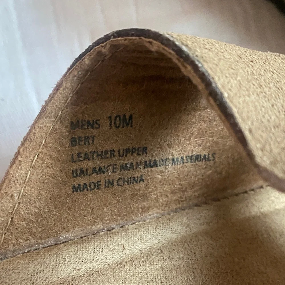 WOODSTOCK Two-Band Suede Slide Sandals in Taupe